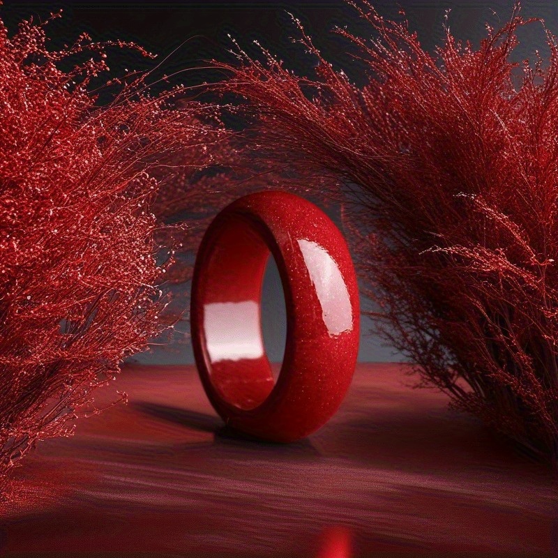 Cinnabar Ring Set with Low Cinnabar Content